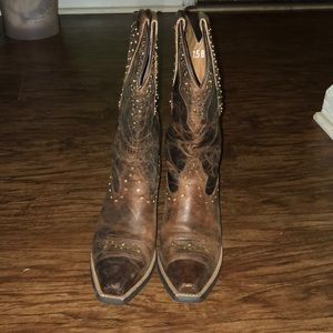 Ariat studded boots